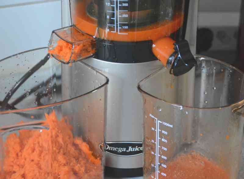 Karottensaft mit der Omega Juicers VSJ843